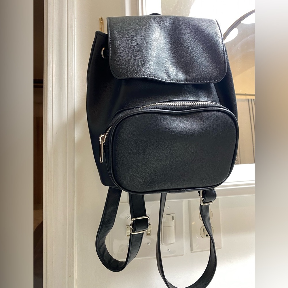 Leather Backpack Purse